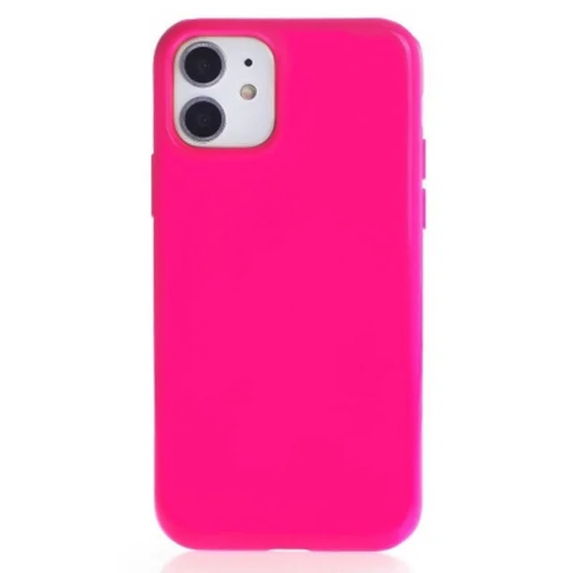 Silicon case for 5/5S/6/7/8/X/xs/xr/11/11pro12/12pro/12 Pro Max Hot Pink