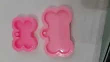 Molde de resina con forma de hueso de silicona para colgante de perro, llavero en forma de hueso, molde de fundición de resina, herramientas para artesanía