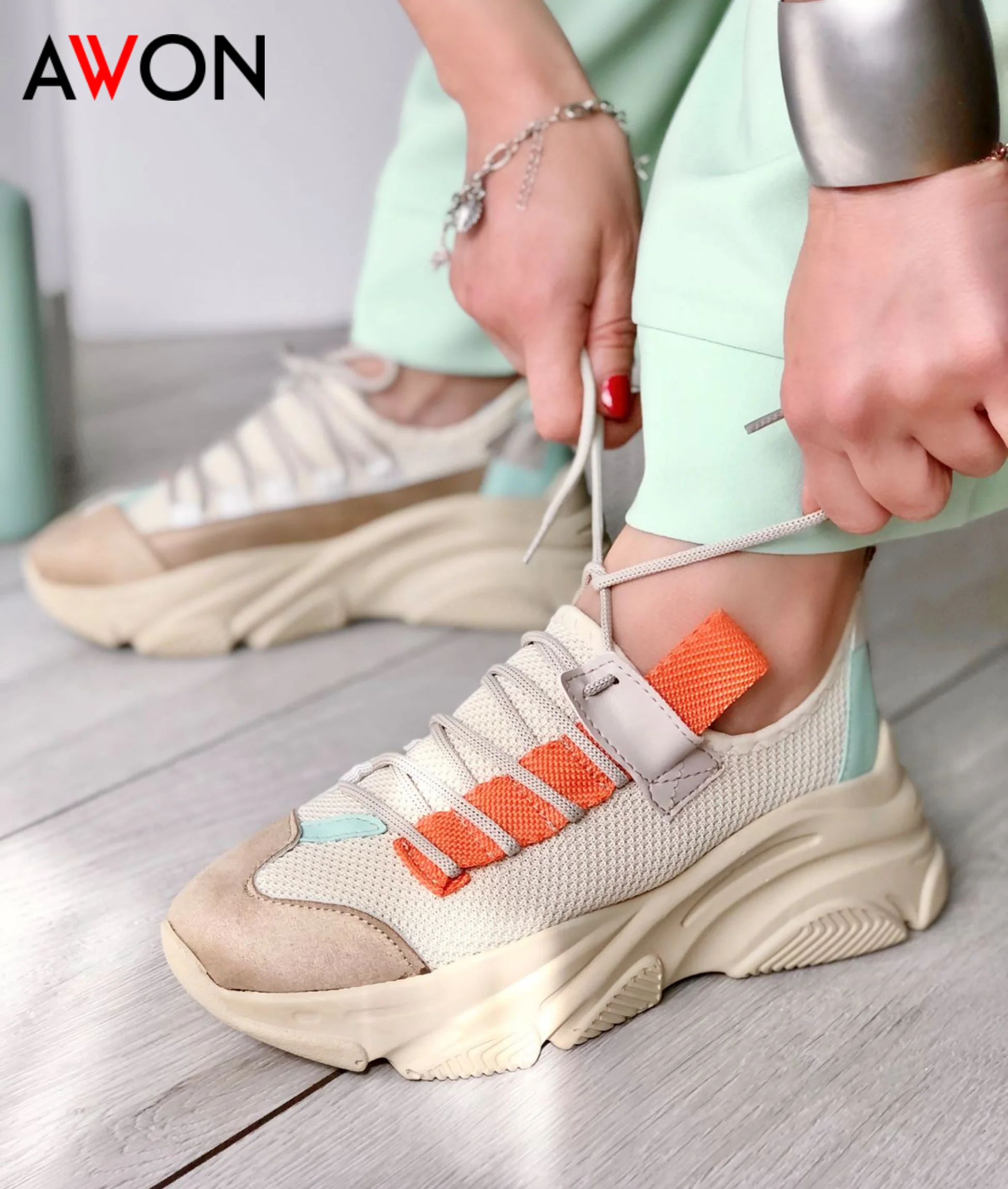 

Darya Women Sneakers Very Light Comfortable Casual Women 'S Sneakers Lace-Up Lacing Breathable Women Hiking Shoes Large
