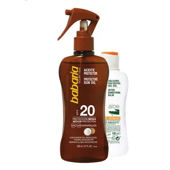 

BABARIA COCONUT OIL SPF20 200ML + ALOE VERA AFTER SUN 100ML