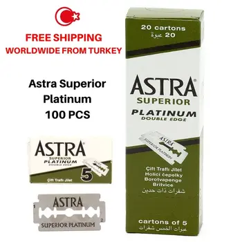 

Astra Superior Platinum Double Edge Safety Razor 100 pcs