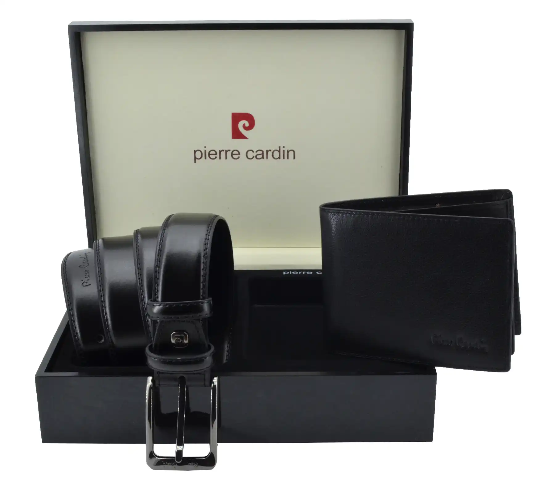 pierre cardin wallet and belt set