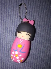 TEXT ME USB Flash Drive 64G Pen Drive 32G 16G  Style Japanese Doll Toy Pendrive