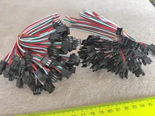 Conectores LED JST, macho y hembra, tira de led RGBW 3528 RGB RGBW 5050, 5 pares ~ 100 pares, 3 pines, 4 pines, 5 pines, 6 pines