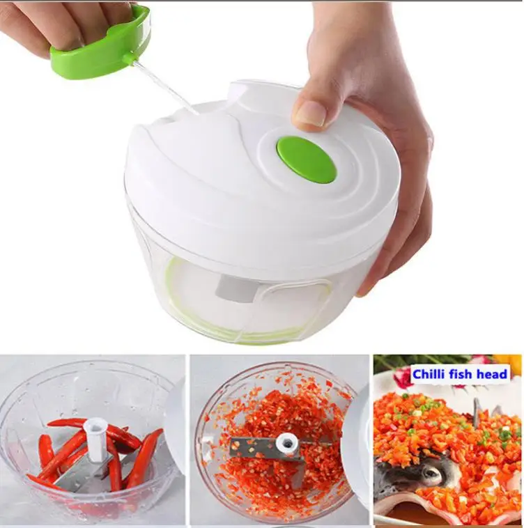 Mini Food Processor Manual New Garlic Shredder With 3 Blades | Бытовая техника