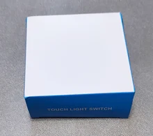 UBARO-Interruptor táctil con Panel de cristal blanco, pulsador estándar europeo de luz Ac230v, 1 Banda, Control único, lámpara de pared