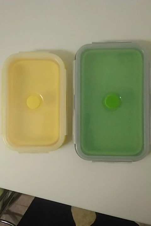 Silicone Collapsible Food Storage Lunch Box photo review