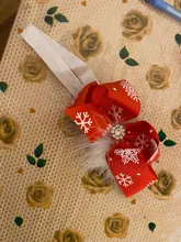 Diadema navideña para bebé y niña, accesorios para el cabello para bebé, sombrero recién nacido, tiara para envolver la cabeza, bandage de goma de pelo con lazo