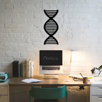 

Металлический декор стен DNA Spiral 90x38 cm дизайн интерьера домашнего