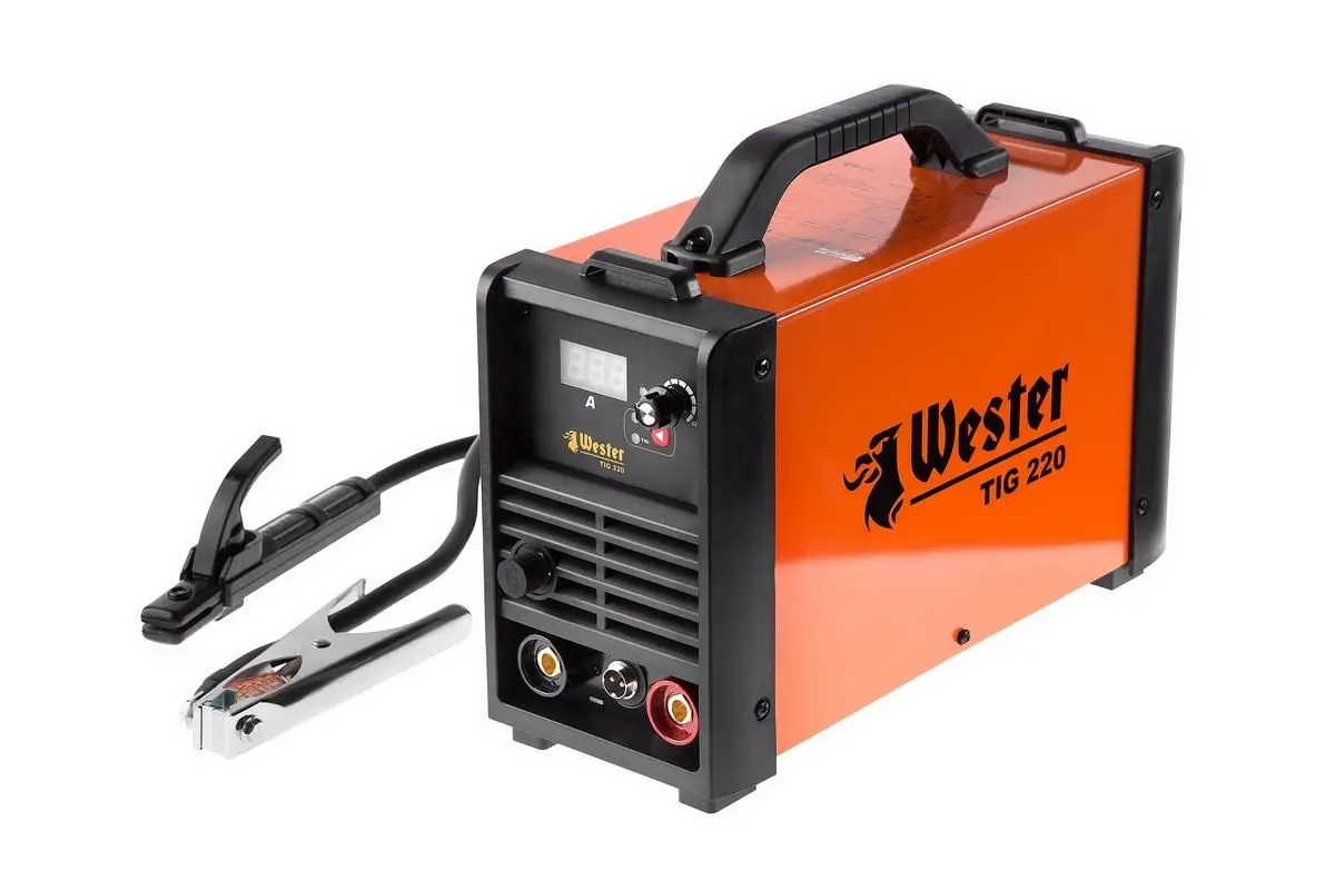 Инвертор сварочный WESTER TIG 220 10-220A 120-260B ПВ70% 1.6-5.0мм | Инструменты