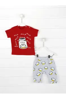 

Red Summer Baby Boy 2 li Suit