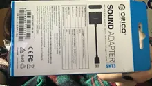 Microphone Sound-Card ORICO Output-Volume Windows External 3-Port USB with Adjustable
