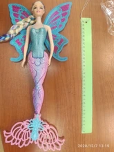 Muñeca de sirena de natación clásica para niñas, juguete de princesa con ala de mariposa, a la moda, gran oferta, regalos de Navidad, 2020