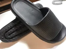 Sandalias antideslizantes gruesas universales de secado rápido, Zapatillas de casa de suela gruesa, calzado de baño, Sandalia de playa de verano