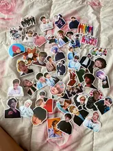 50 Uds Kpop coreano chicos Star JIMIN SUGA V JIN impermeable pegatinas para equipaje Laptop nevera bicicleta coche DIY ídolos calcomanías de los juguetes