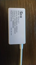 Amperímetro de cola blanca de KCX-017 con pantalla LCD, medidor de Monitor de capacidad de corriente de voltaje Mini USB, Detector de 3V-7V, medidor de corriente móvil