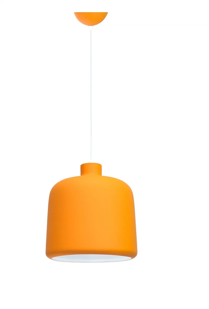 Ros Per Illuminazione Colgante Moderna Nordica Rosca E27 30Cm Dia. Naranja/C3