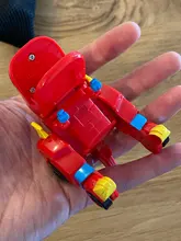 Figuras de acción Min Gogo Dino ABS para niños, juguete de transformación de dinosaurio para regalo, Deformación de coche, avión, REX, PING, VIKI, TOMO