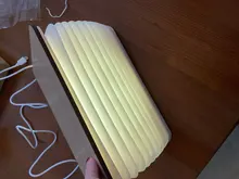 Table-Lamp Desk Led-Book Night-Light Wooden Magnetic Home-Decoration Foldable Creative