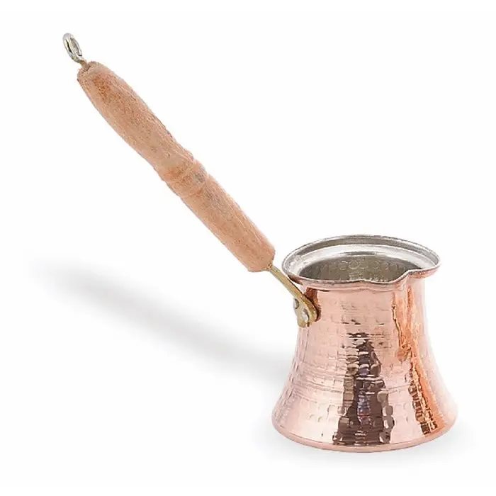 

Handle Cevze Turk Turkish Coffee Pot Coffee Turk Turkish Copper Coffee Maker for Turk Cezve Cafeteria 320ml Coffee Chopper