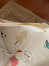 Estera de juego infantil brillante para bebés, 200cm x 180cm x 1cm, almohadilla plegable para gatear, XPE, para el hogar, exteriores, juego de rompecabezas impermeable