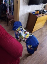 HOOPET Large Coat Down-Jacket Winter New Warm Autumn for Dogs Dog-Prints Overalls Leisure-Style