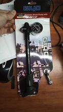 Bike Fork Air-Shock-Pump High-Pressure Mountain-Bicycle Rear-Suspension 300psi GIYO Lever--Gauge
