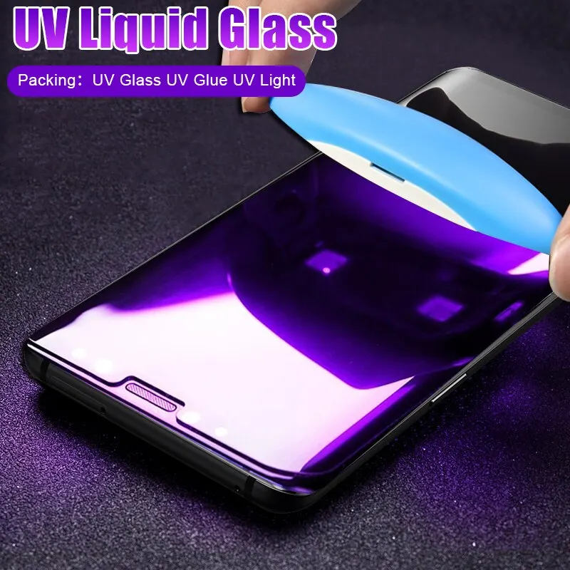 Защитное стекло для Самсунг for SAMSUNG S8 PLUS S9 PLUS NOTE 8 NOTE 9 S10 S10E S10+ Plus FULL SCREEN Protective glass