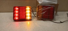 Tail-Light Trailer-Truck Rear-Parts Lamps-Pair Car Led Waterproof 12V 8 for IP65 2pcs