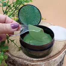 AUQUEST-Parches para los ojos, mascarilla hialurónica de algas marinas, hidratante, ojeras, bolsas para los ojos, elimina las arrugas, de belleza para ojo, cuidado de la piel, 60 uds.