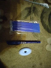 12/20 unid/set bolígrafo de Gel para oficina repuesto borrable Rod pluma borrable lavable 0,5mm azul negro verde de la escuela escribiendo artículos de papelería