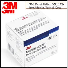 10 pz/scatola 3M 5N11 filtro antiparticolato uso respiratore con respiratori serie 5000 o cartucce serie 6000 X082401