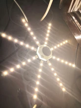 Octopus Light Ceiling-Lamp LED Energy-Saving Warm White Cold 5730SMD 220V 24W 16W 12W