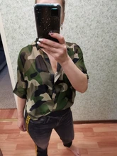 Casual Blouse Tops Chiffon-Shirts Two-Piece-Set V-Neck Half-Sleeve Leopard Sexy Striped