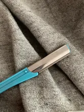 Maquinilla de afeitar de seguridad para mujer, eliminación de vello de cejas, cortador de pelo Facial, Mini afeitadora de maquillaje, 1 Uds.