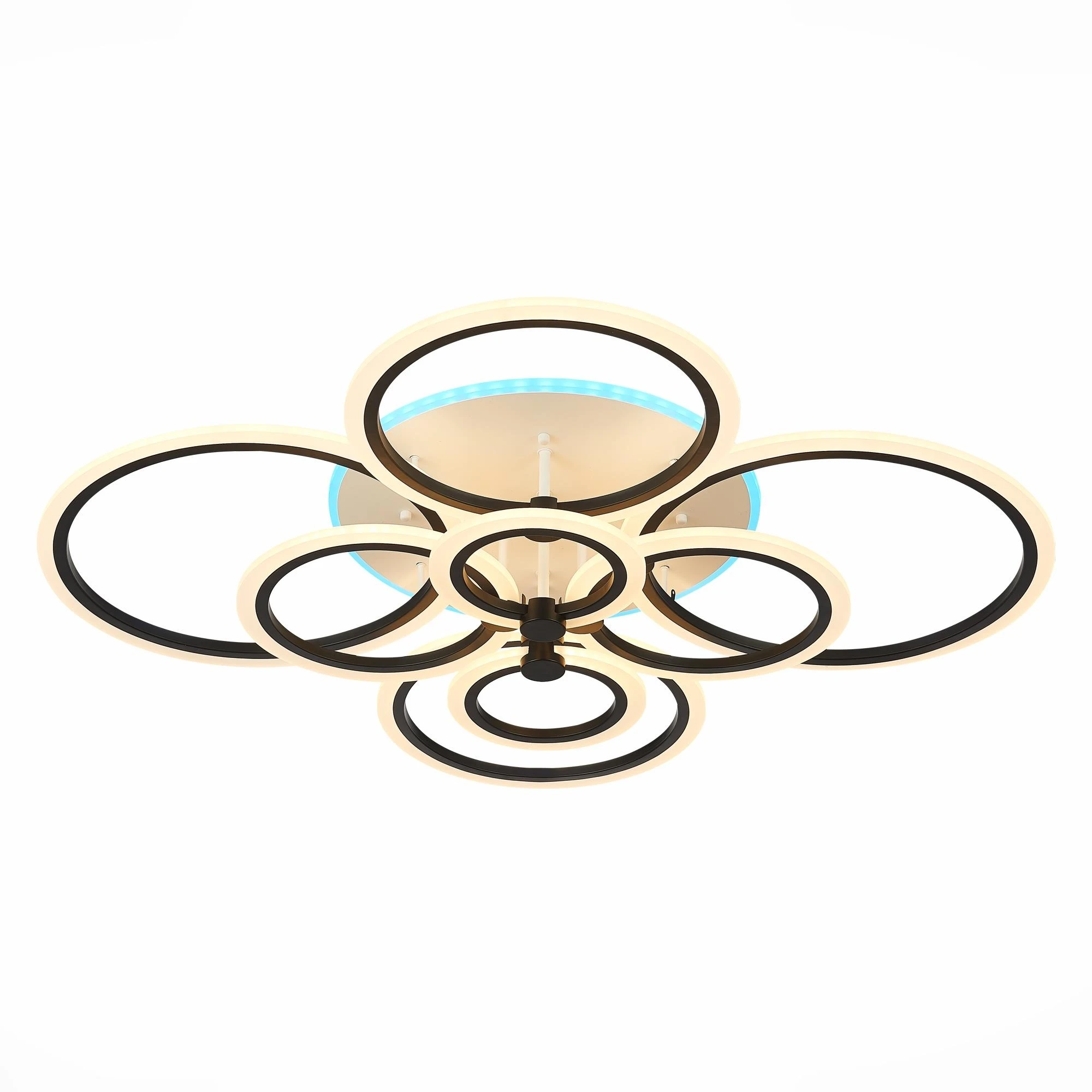 Потолочная люстра светодиодная диммируемая с пультом регулировкой цветовой