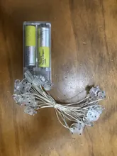 Led-String-Lamp Party-Supplies Christmas-Decoration Led-Fairy-Lights Battery-Operated