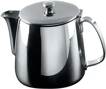 

Alessi 102/90 stainless steel teapot 18/10 polished dinnerware