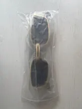 Gafas de sol rectangulares para hombre y mujer, lentes de sol rectangulares de lujo, cuadradas, de Metal Vintage, UV400, 1 Uds., 2020