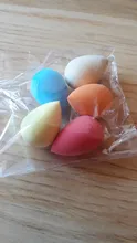 5 unids/set venta al por mayor Mini esponja de maquillaje forma de huevo maquillaje suave Fundación puff corrector mezclado maquillaje cosmético esponja