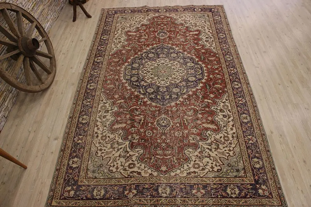 Ручной УЗЕЛКОВЫЙ ковер, анатолийский коврик, Цветочный Коврик большого размера, коврик на кухню коврик для комнаты, офисный коврик