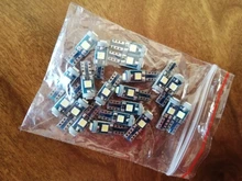 Instrument-Lamp Dashboard-Gauge Led-Bulb Car-Interior-Light 206 W3W W1.2W T5 86 20pcs
