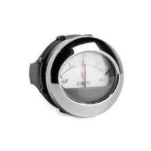 Амперметр-/+60 А, белый циферблат, нержавеющий ободок, д. 52 мм 66655A