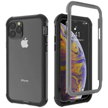 

For iPhone 11 pro 5.8 Case 360 Degree Protection Shockproof Daily Life Anti-fall Cover for iPhone 11 6.1 11 pro Max 6.5 Case