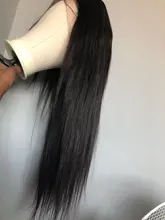 Pelucas de cabello humano con encaje Frontal para mujer Peluca de cabello humano recto de 13x4, cabello Remy malasio 150%, 5x5 con cierre, pelucas frontales de 30 pulgadas