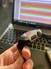 Protector de pantalla de cristal + cubierta para Apple Watch, 44mm, 40mm, 42mm, 38mm, accesorios de parachoques para Apple Watch series 5 4 3 SE 6