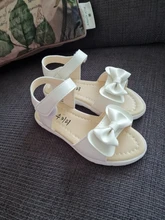 Sandalias de verano con lazo para niños y niñas, zapatos de playa suaves de princesa para fiesta coreana, de 1 a 6 años, novedad