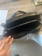 Bandolera de cadena gruesa plegable para mujer, bolso de hombro femenino A la moda, con asa, 2020