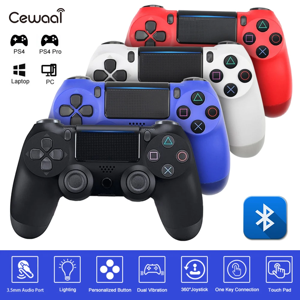 

Wired/Wireless Joystick For PS4 Controller Remote Control Bluetooth Gamepad For Playstation 4 For Mando PS3 Controller Joystick