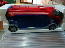 Coche de juguete de plástico de la Patrulla canina para niños, juguete de la Patrulla canina, autobús de rescate, modelo de figura de acción, regalo de cumpleaños